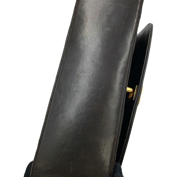 シャネル チェーンショルダーバッグ マトラッセ ココマーク ダイアナ ラムスキン A01164 CHANEL 黒