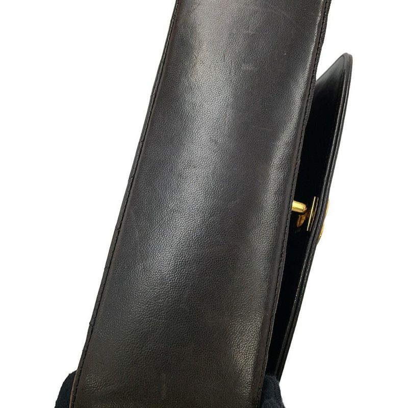 シャネル チェーンショルダーバッグ マトラッセ ココマーク ダイアナ ラムスキン A01164 CHANEL 黒