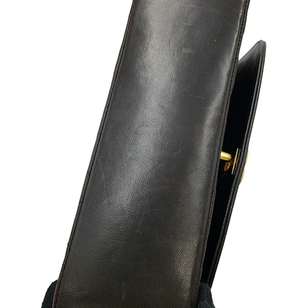 シャネル チェーンショルダーバッグ マトラッセ ココマーク ダイアナ ラムスキン A01164 CHANEL 黒