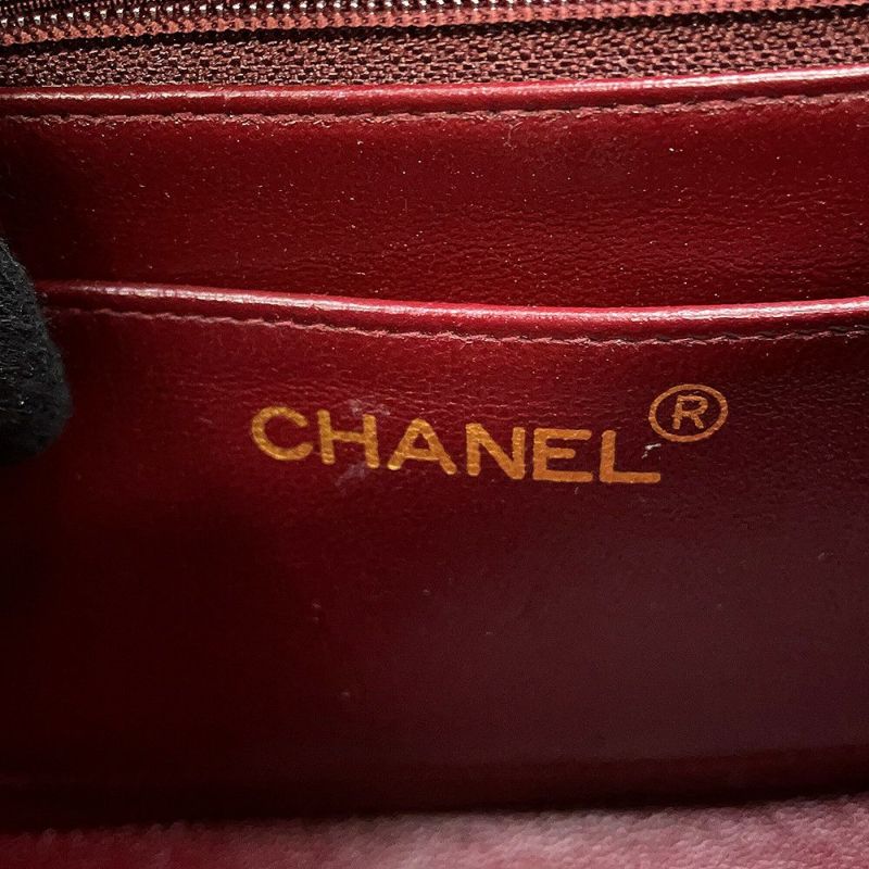 シャネル チェーンショルダーバッグ マトラッセ ココマーク ダイアナ ラムスキン A01164 CHANEL 黒