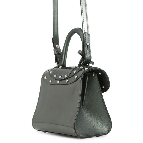 デルヴォー ハンドバッグ ブリヨン アイロン・シールド マイクロ パテント AA0434ARC080KPA Delvaux 2way アウトレット品