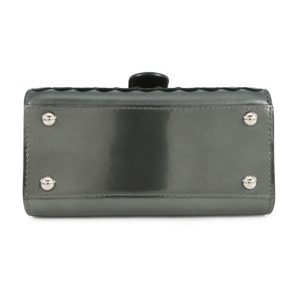 デルヴォー ハンドバッグ ブリヨン アイロン・シールド マイクロ パテント AA0434ARC080KPA Delvaux 2way アウトレット品