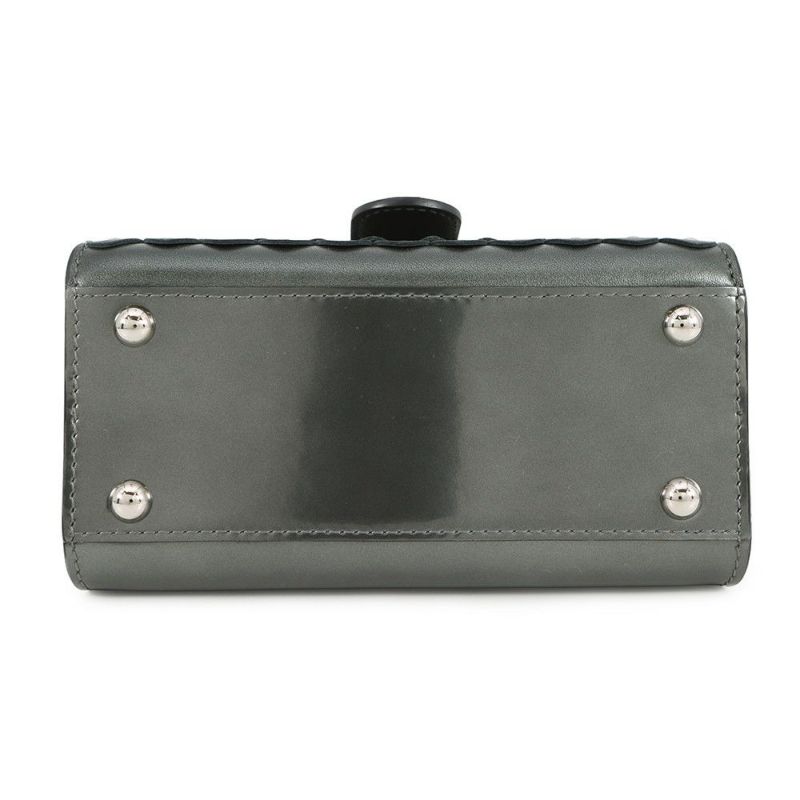 デルヴォー ハンドバッグ ブリヨン アイロン・シールド マイクロ パテント AA0434ARC080KPA Delvaux 2way アウトレット品