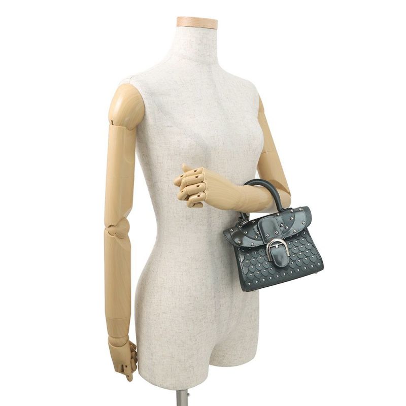 デルヴォー ハンドバッグ ブリヨン アイロン・シールド マイクロ パテント AA0434ARC080KPA Delvaux 2way アウトレット品