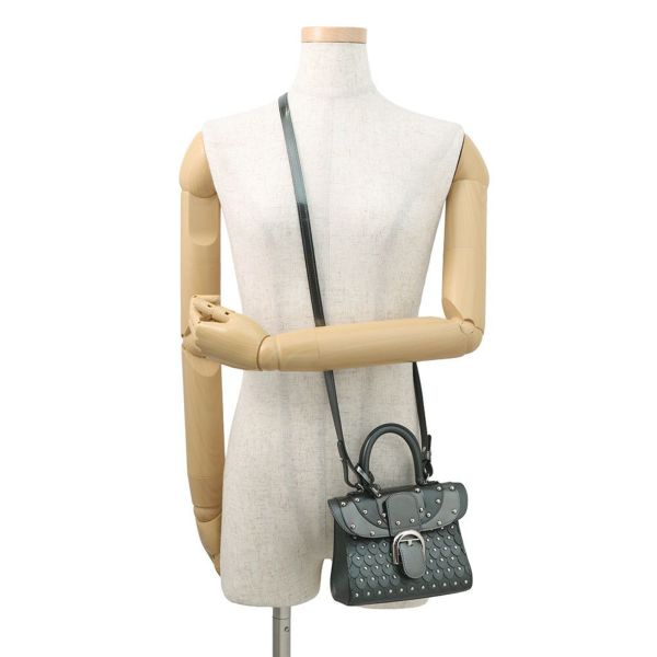 デルヴォー ハンドバッグ ブリヨン アイロン・シールド マイクロ パテント AA0434ARC080KPA Delvaux 2way アウトレット品