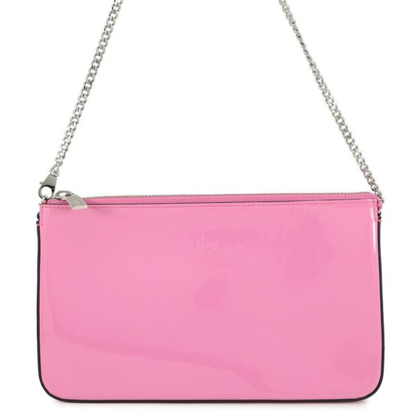 クリスチャン・ルブタン チェーンショルダーバッグ ルビラ パテント 3225249 Christian Louboutin