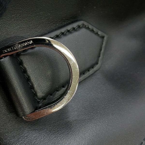 ドルチェ＆ガッバーナ トートバッグ ロゴ ショッピングバッグ レザー BM2154AG218 2way 黒