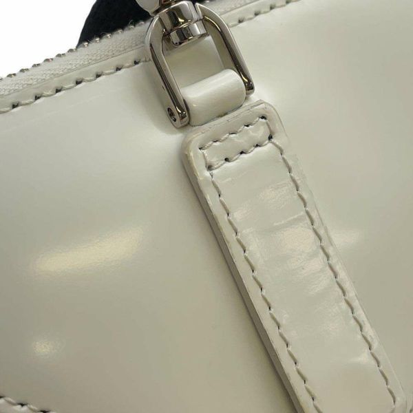 プラダ コインケース トライアングル ミニ レザー 1TL433 PRADA 財布 白