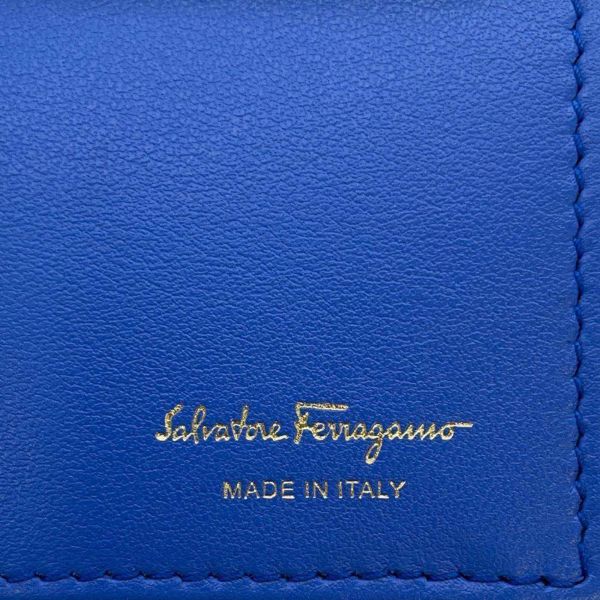 サルヴァトーレ・フェラガモ チェーンウォレット ロゴ レザー Ferragamo 財布