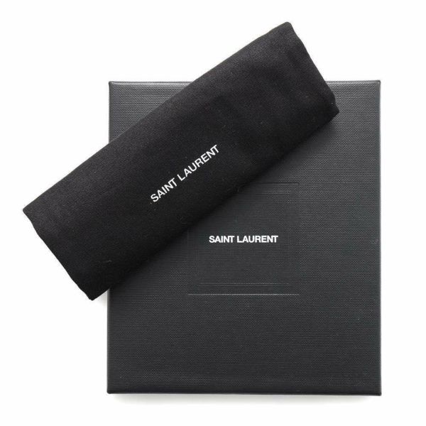 サンローランパリ 二つ折り財布 YSL SAINT LAURENT PARIS 財布 メンズ 黒