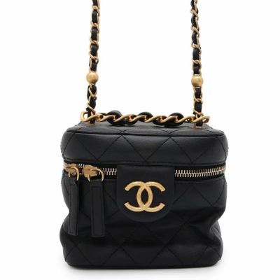 シャネル チェーンショルダーバッグ マトラッセ ハーフココ レザー CHANEL バッグ 安心保証 | 中古・新品ブランド販売ギャラリーレア公式通販