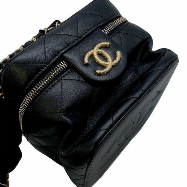 シャネル チェーンショルダーバッグ マトラッセ バニティ ココマーク レザー AS3228 CHANEL 黒 安心保証 |  中古・新品ブランド販売ギャラリーレア公式通販