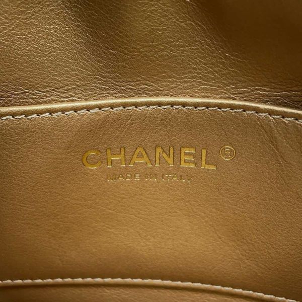 シャネル ボディバッグ ココマーク ラムスキン CHANEL バッグ ウエストバッグ 黒