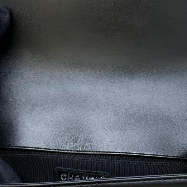 シャネル チェーンショルダーバッグ ボーイシャネル ココマーク カーフレザー CHANEL バッグ 黒