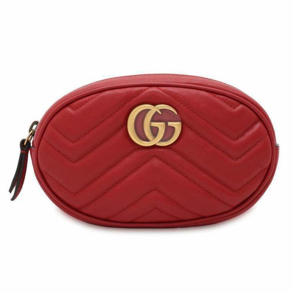 グッチ ウエストバッグ GGマーモント レザー ベルトバッグ 476434 GUCCI バッグ ボディバッグ