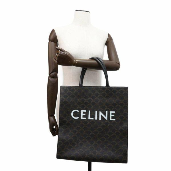 セリーヌ トートバッグ トリオンフ バーティカルカバ 191492CIM CELINE バッグ 黒