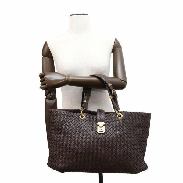 ボッテガヴェネタ ハンドバッグ イントレチャート レザー BOTTEGA VENETA トートバッグ