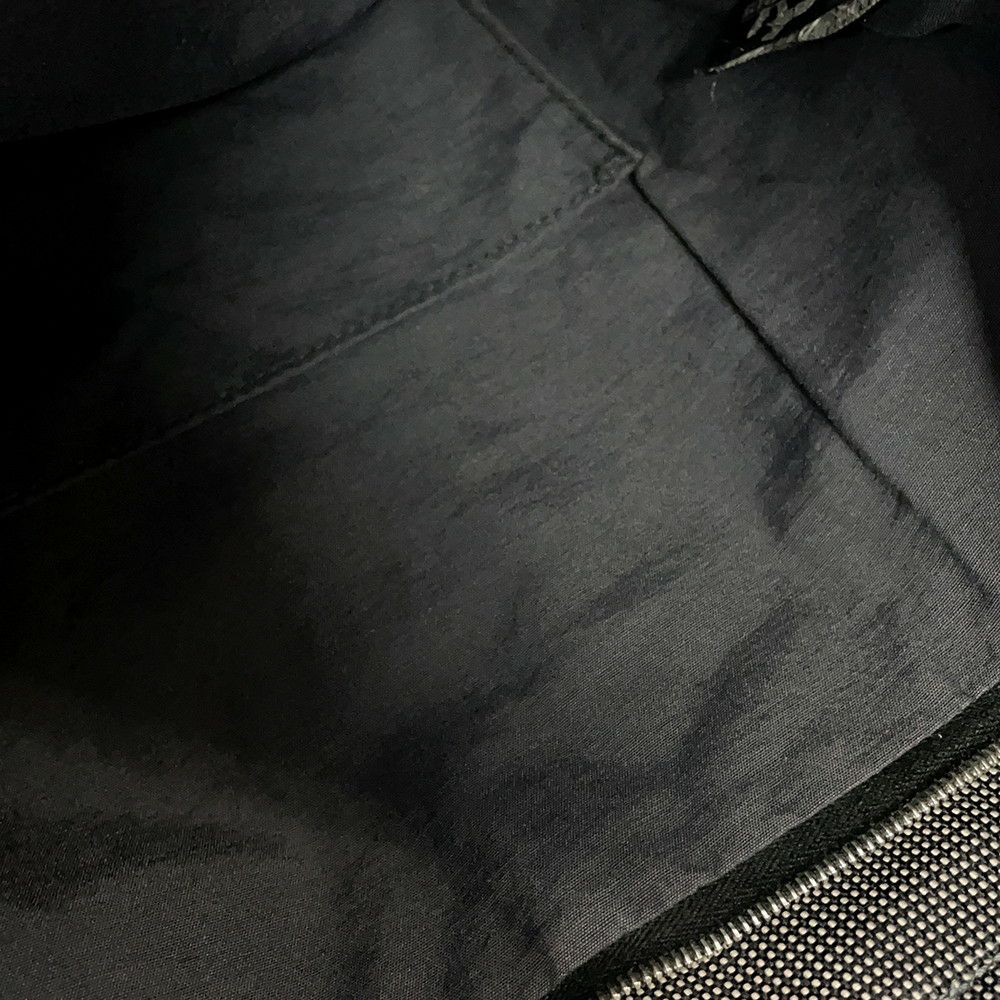 エルメス トートバッグ エールライン カバス グリス/ブラック/シルバー金具 キャンバス HERMES バッグ