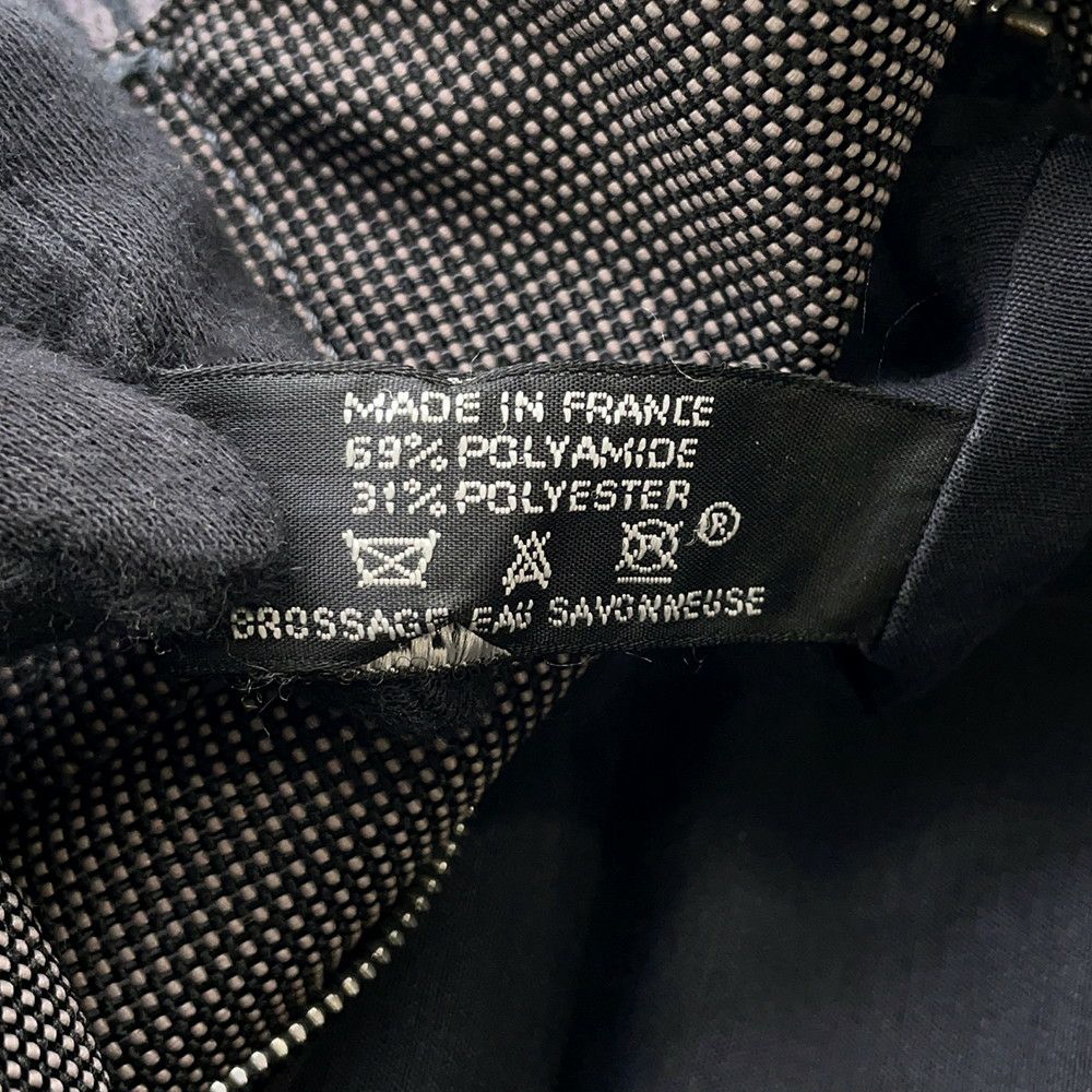 エルメス トートバッグ エールライン カバス グリス/ブラック/シルバー金具 キャンバス HERMES バッグ