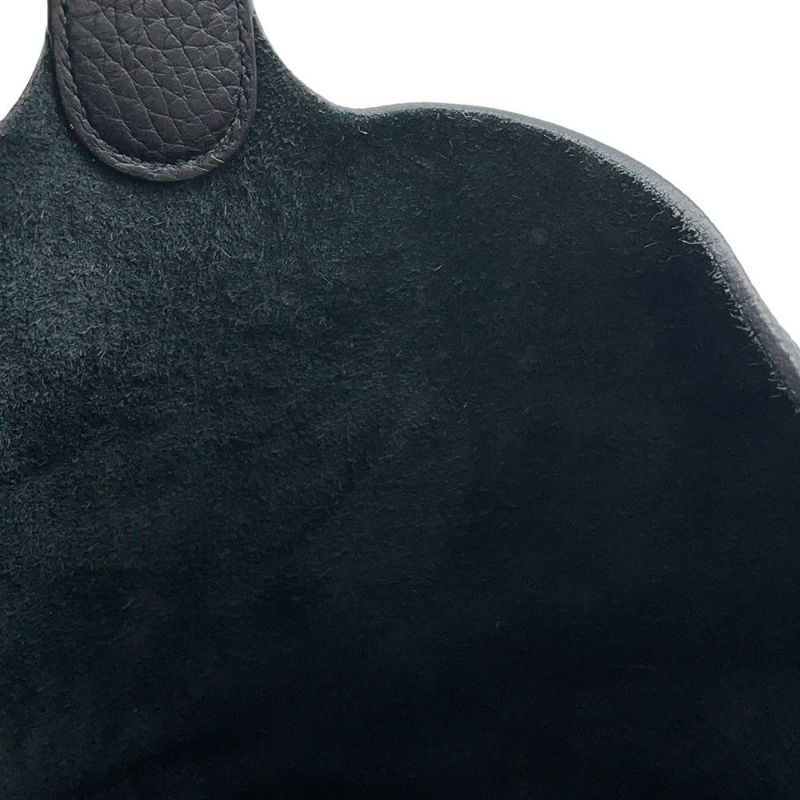 エルメス ハンドバッグ ピコタンロックMM ブラック/シルバー金具 トリヨンクレマンス D刻印 黒