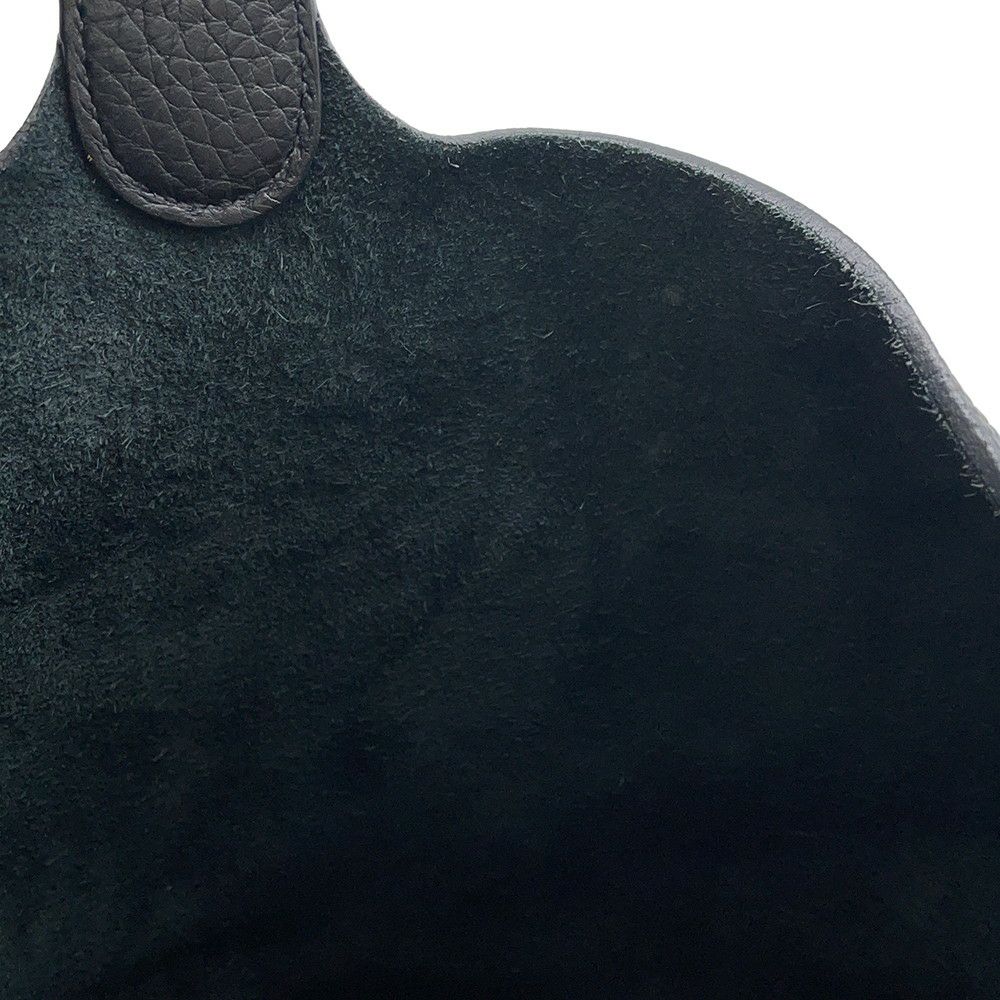 エルメス ハンドバッグ ピコタンロックMM ブラック/シルバー金具 トリヨンクレマンス D刻印 黒