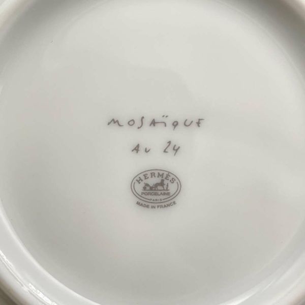 エルメス ティーカップ・ソーサー モザイク ヴァンキャトル 160ml HERMES 食器 ギフト ポーセリン