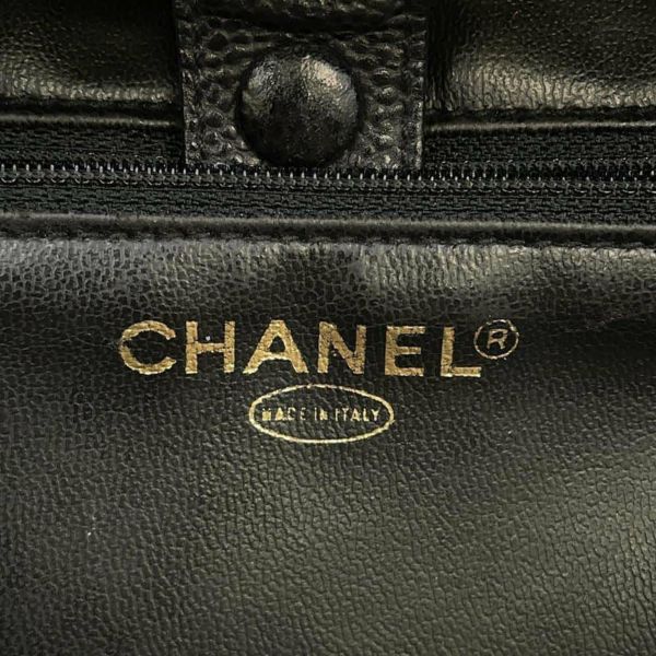 シャネル ハンドバッグ ココマーク トップハンドル バニティバッグ キャビアスキン A07061 CHANEL 2wayショルダーバッグ 黒