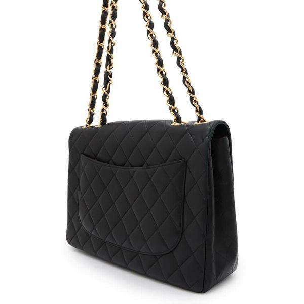 シャネル チェーンショルダーバッグ マトラッセ30 ココマーク ラムスキン A04412 CHANEL バッグ デカマト 黒