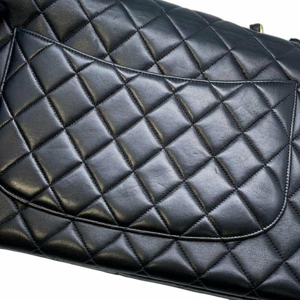 シャネル チェーンショルダーバッグ マトラッセ30 ココマーク ラムスキン A04412 CHANEL バッグ デカマト 黒