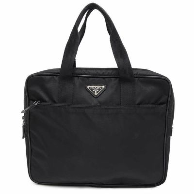 PRADA プラダ　ビジネスバッグ　ブリーフケース　トライアングルロゴ　ナイロン プラダ ビジネスバッグ ブリーフケース トライアングルロゴ ナイロン