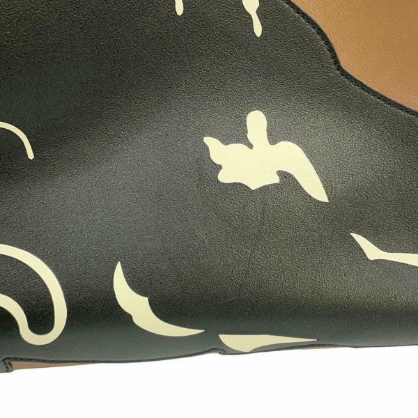 ヴァレンティノ・ガラヴァーニ ビジネスバッグ パンサー PANTHER ブリーフケース レザー VALENTINO 2way 黒