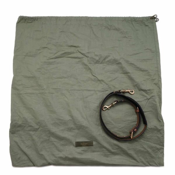 ヴァレンティノ・ガラヴァーニ ビジネスバッグ パンサー PANTHER ブリーフケース レザー VALENTINO 2way 黒