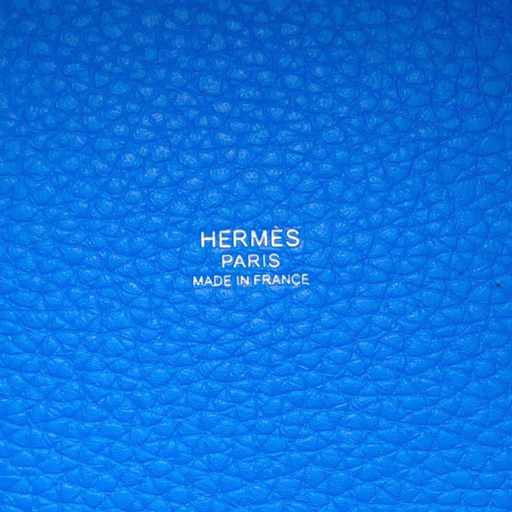 エルメス ハンドバッグ ピコタンロックMM ブルーイドラ/シルバー金具 トリヨンクレマンス W刻印