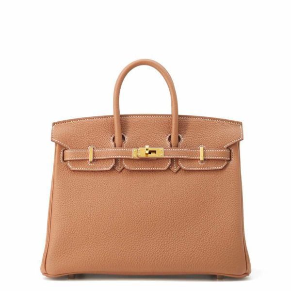 エルメス バーキン25 ゴールド/ゴールド金具 トゴ W刻印 HERMES Birkin ハンドバッグ