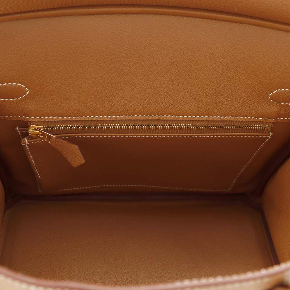 エルメス バーキン25 ゴールド/ゴールド金具 トゴ W刻印 HERMES Birkin ハンドバッグ