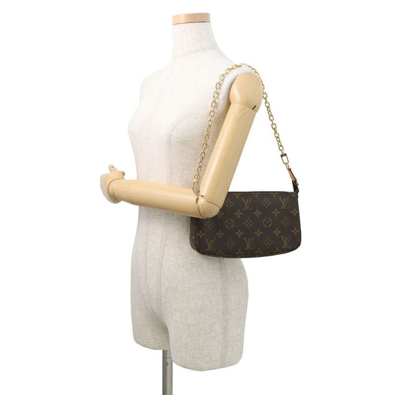 ルイヴィトン ハンドバッグ モノグラム ポシェット・アクセソワール M82766 LOUIS VUITTON 2wayチェーンショルダーバッグ