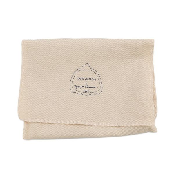 ルイヴィトン 三つ折り財布 トリヨンレザー/ペインティッド ドット LV×YK ポルトフォイユ・カプシーヌ コンパクト M81963 黒 草間弥生