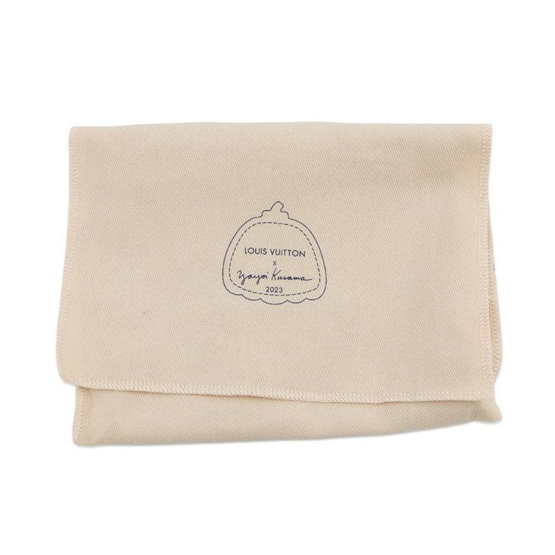 ルイヴィトン 三つ折り財布 トリヨンレザー/ペインティッド ドット LV×YK ポルトフォイユ・カプシーヌ コンパクト M81963 黒 草間弥生