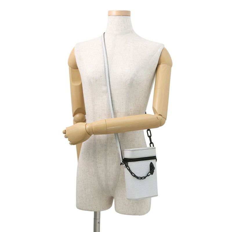 ルイヴィトン ショルダーバッグ エピ フォンボックス M68791 LOUIS VUITTON ホワイト 白