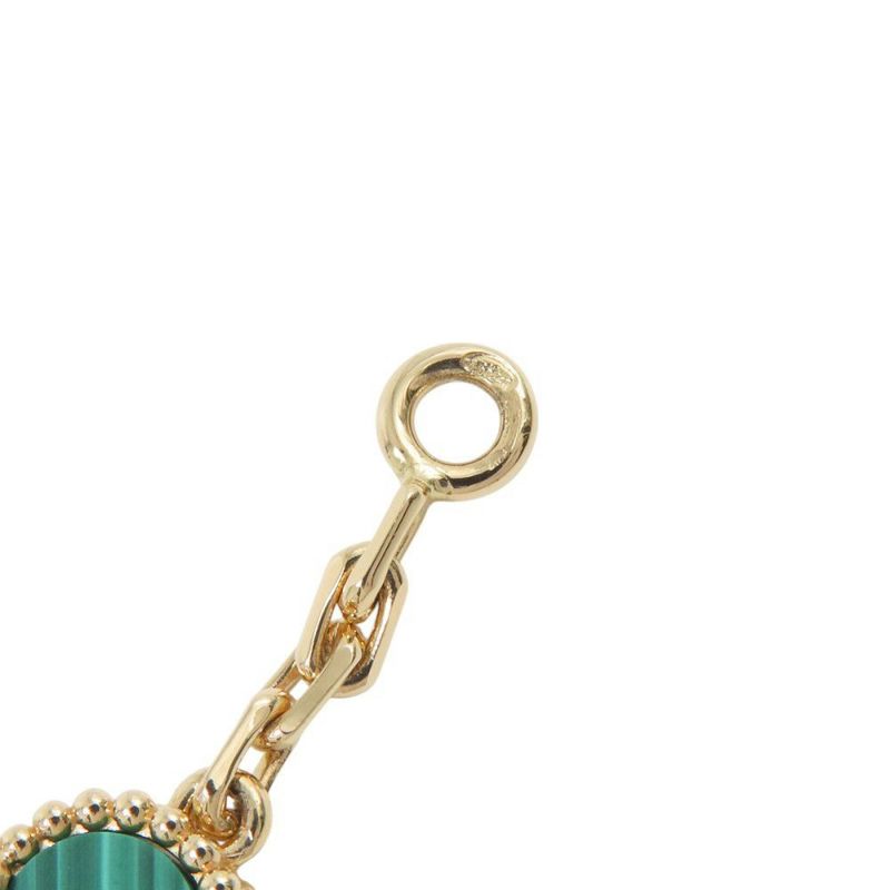 ヴァンクリーフ&アーペル ネックレス ヴィンテージ アルハンブラ ロングネックレス 20モチーフ マラカイト K18YG VCARL88100