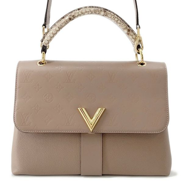 ルイヴィトン ハンドバッグ モノグラム トリヨンレザー/パイソン ヴェリー・ワンハンドルバッグ LOUIS VUITTON  2way ショルダー