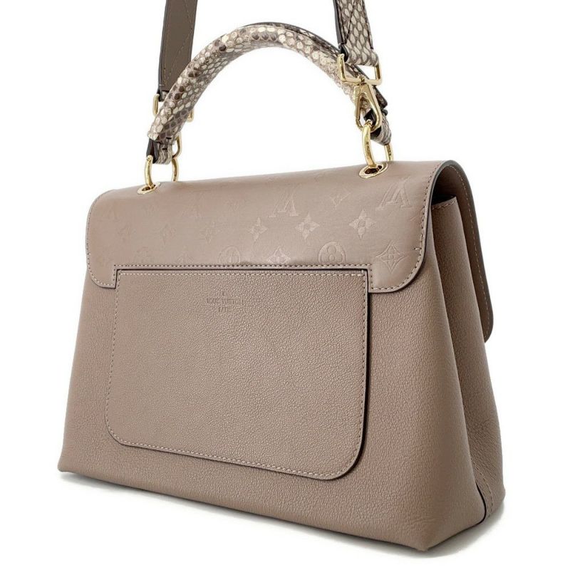 ルイヴィトン ハンドバッグ モノグラム トリヨンレザー/パイソン ヴェリー・ワンハンドルバッグ LOUIS VUITTON  2way ショルダー