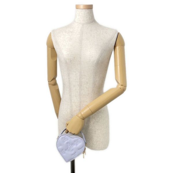 ルイヴィトン ハンドバッグ モノグラム/レザー ポップマイハート・ポーチ M82041 ヴィトン バッグ 2way ショルダーバッグ バブルグラム