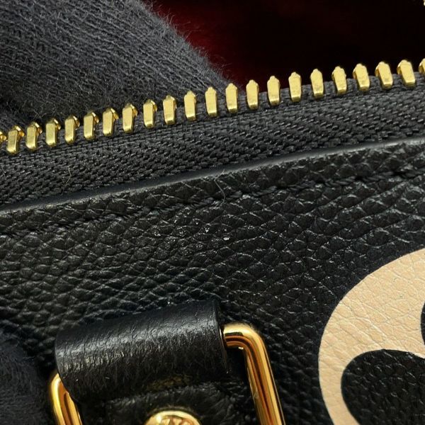 ルイヴィトン ハンドバッグ バイカラーモノグラム・アンプラント スピーディ・バンドリエール 25 M58947 2way ショルダー 黒 ブラック