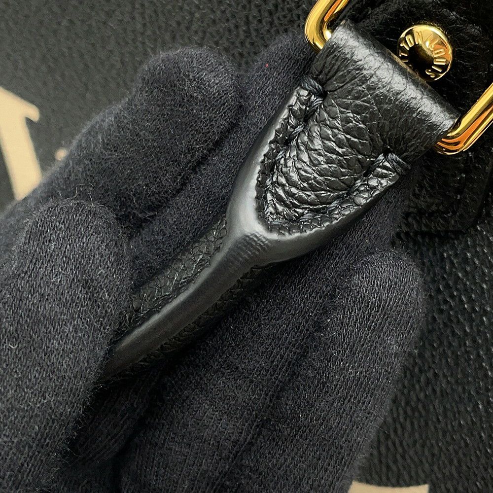 ルイヴィトン ハンドバッグ バイカラーモノグラム・アンプラント スピーディ・バンドリエール 25 M58947 2way ショルダー 黒 ブラック