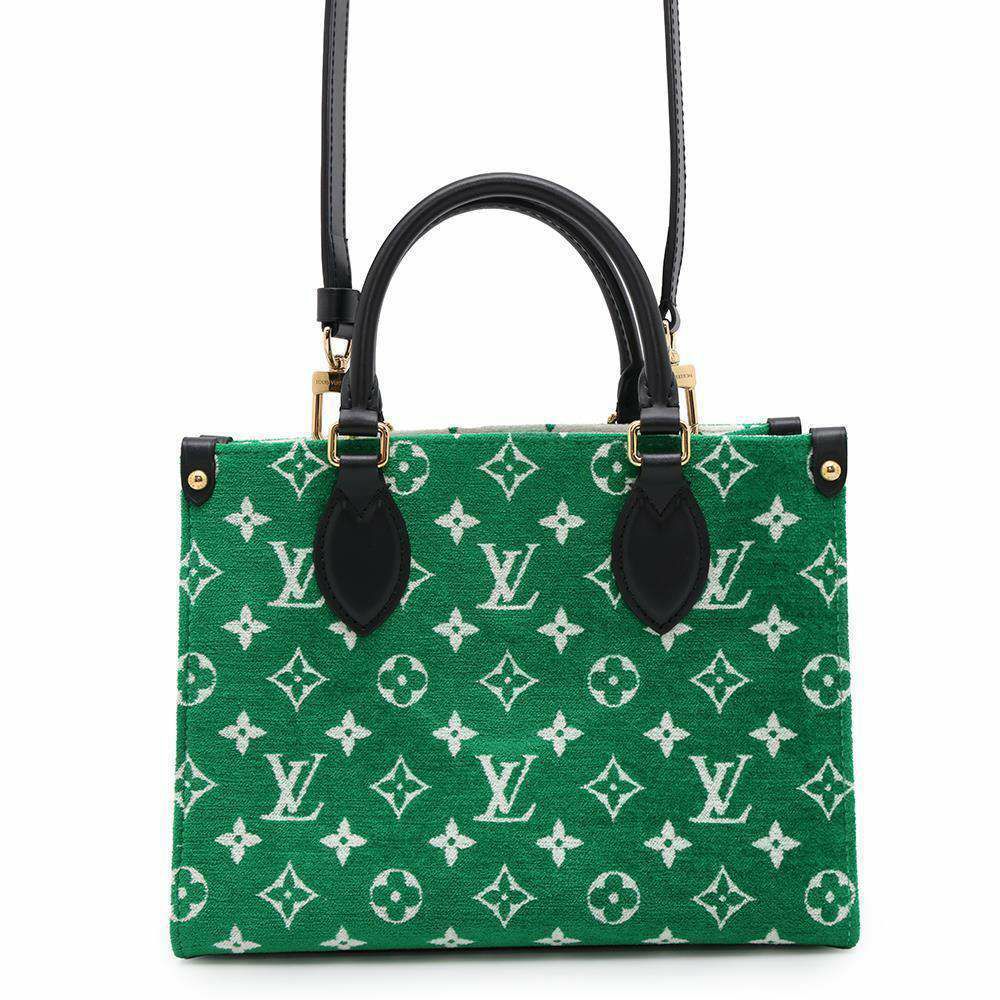 ルイヴィトン ハンドバッグ モノグラム・ジャカード ベルベット LV 