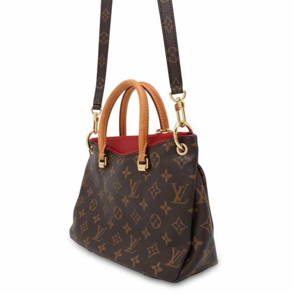 ルイヴィトン ハンドバッグ モノグラム パラスBB M41241 LOUIS VUITTON 2wayショルダーバッグ レッド