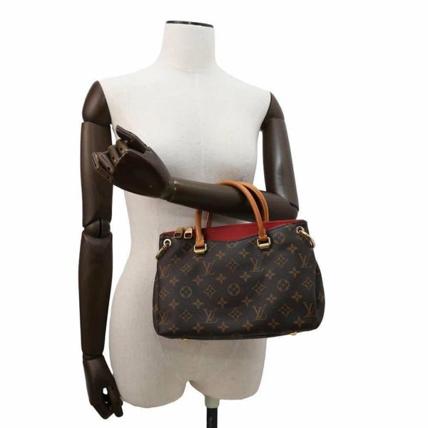 ルイヴィトン ハンドバッグ モノグラム パラスBB M41241 LOUIS VUITTON 2wayショルダーバッグ レッド