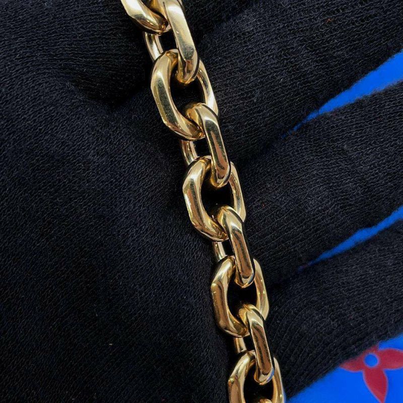 ルイヴィトン チェーンショルダーバッグ モノグラム ラムレザー ポシェット・クッサン M80743 ヴィトン