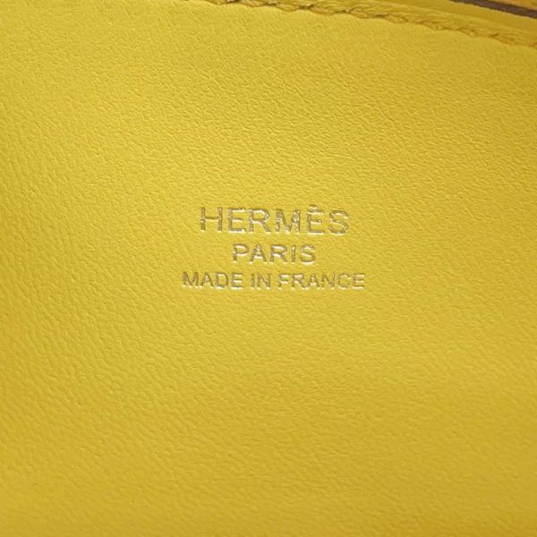 エルメス ボリード1923 ミニ サン/シルバー金具 シェブルミゾル W刻印 HERMES 2wayショルダー シェーブル